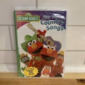 Sesame Street: Kids Favorite Country Songs DVD 2007 New Sealed Elmo